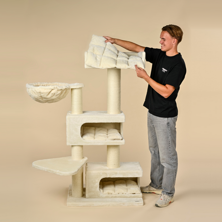 Cat Tree Norwegian Cat Retreat (Beige)