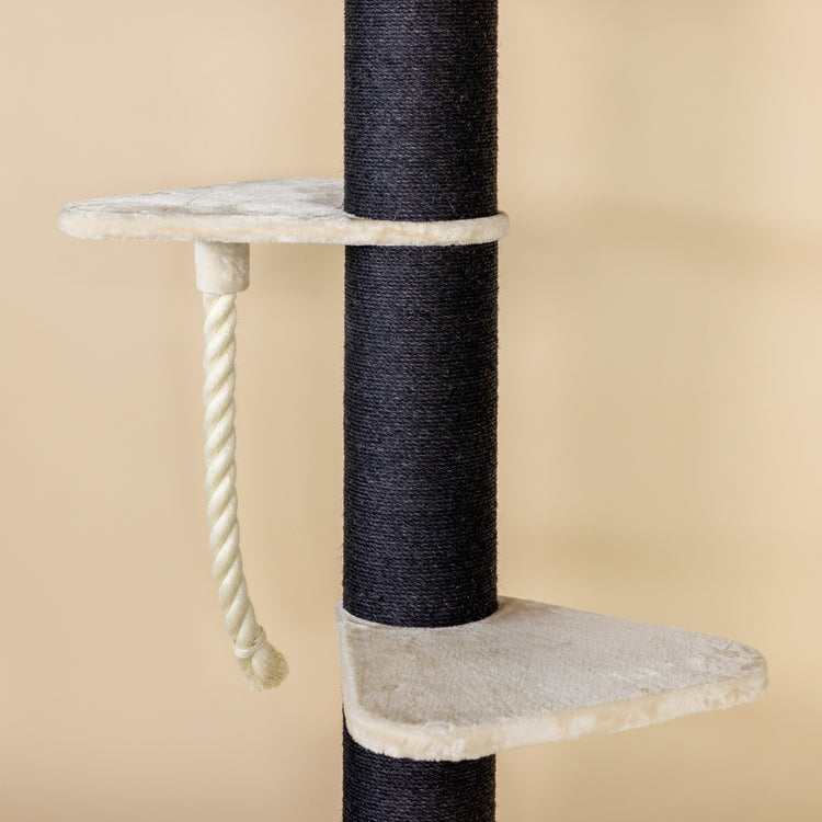 Cat Tree Maine Coon Tower Blackline Crown (Cream) 255-275 cm