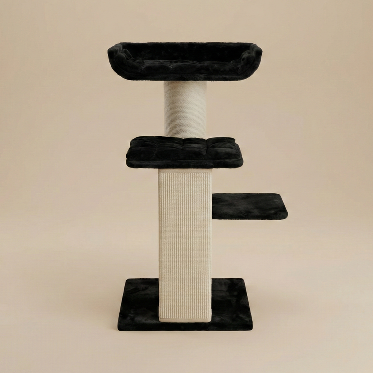 Cat Tree Maine Coon Throne (Black Teddy)
