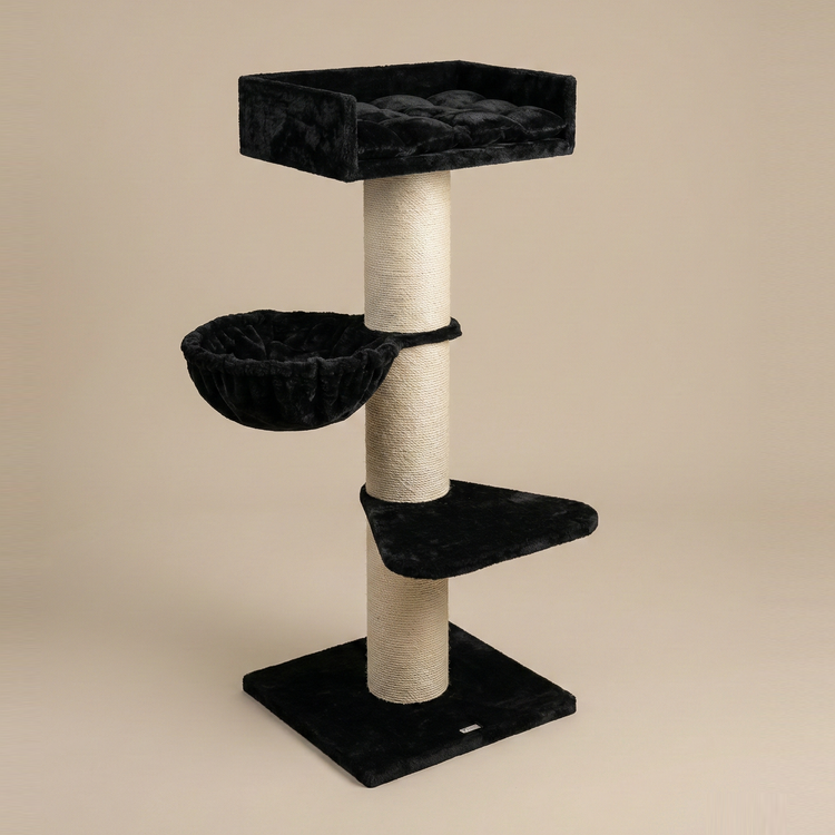 Cat tree Royalty de Luxe (Black Teddy)