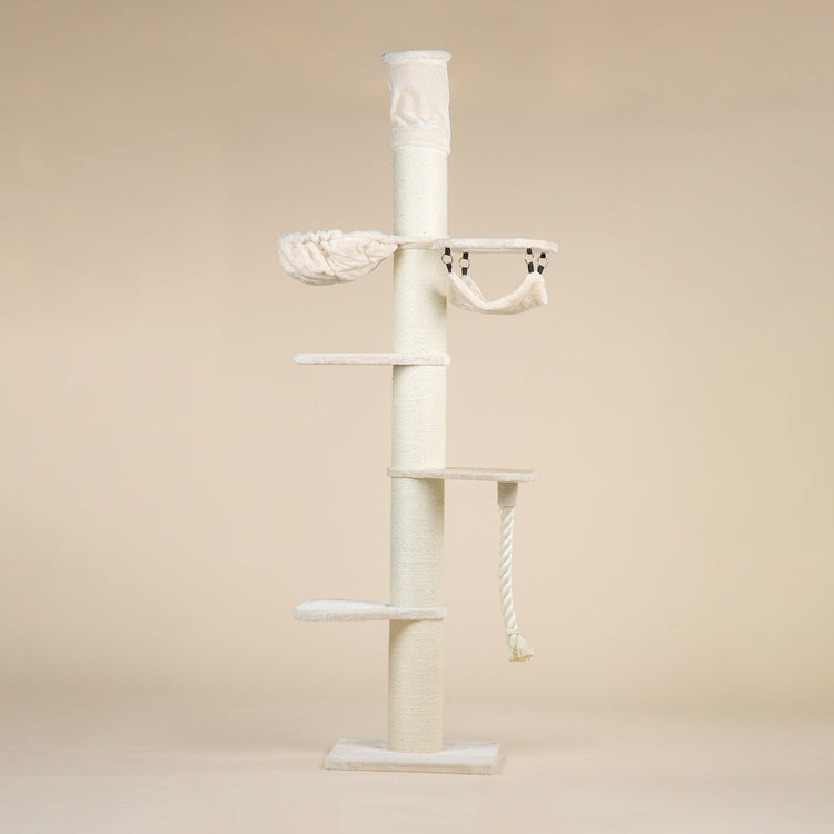 Cat Tree Maine Coon Tower Crown (Cream) 275-295 cm