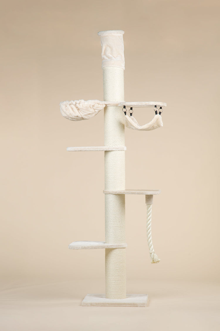 Cat Tree Maine Coon Tower Crown (Cream) 275-295 cm