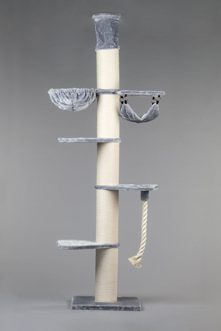 Cat Tree Maine Coon Tower Crown (Light Grey) 275-295 cm