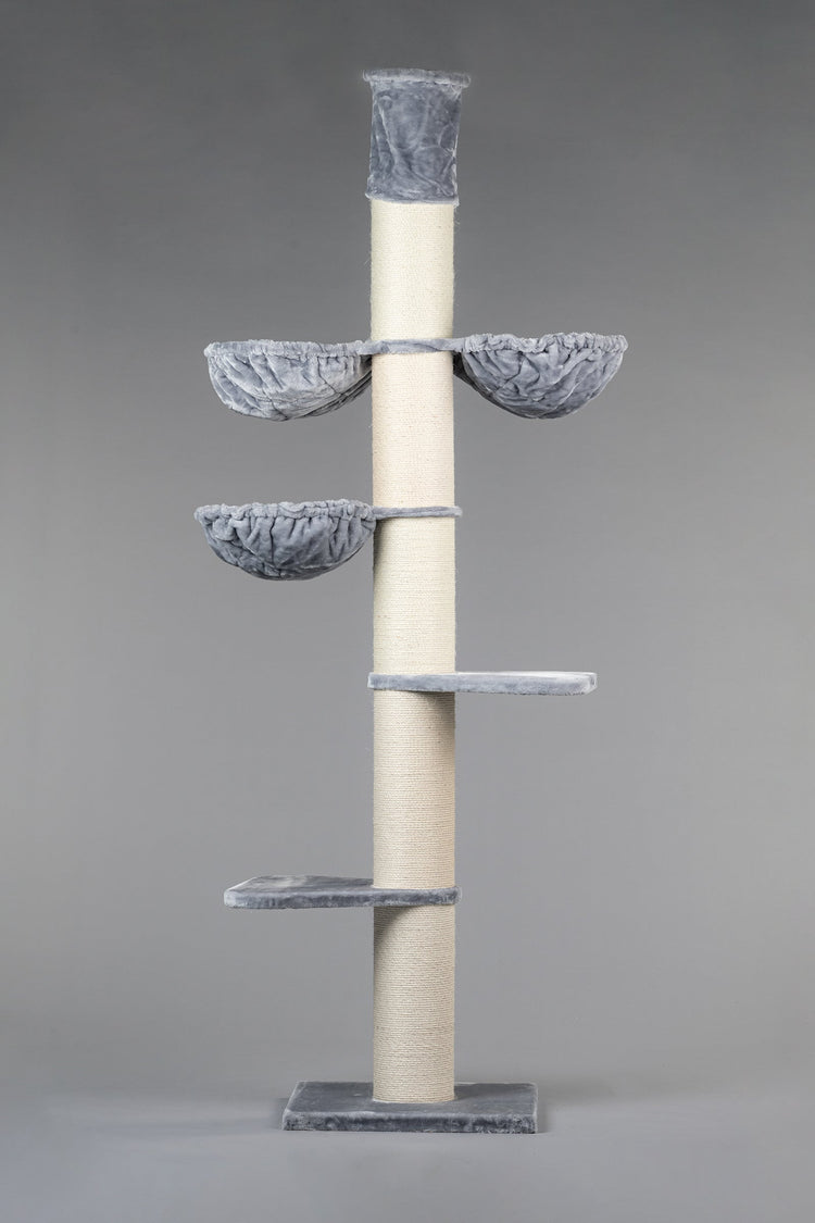Cat Tree Maine Coon Tower Plus (Light Grey) 275-295 cm