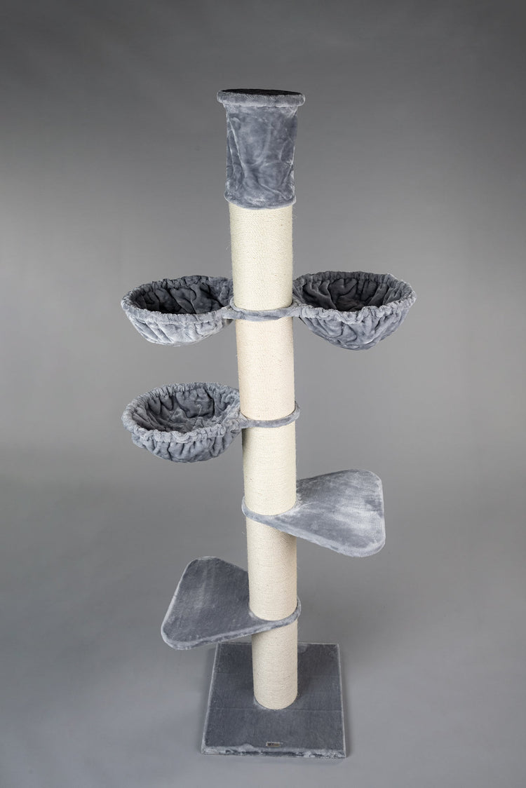 Cat Tree Maine Coon Tower Plus (Light Grey) 275-295 cm