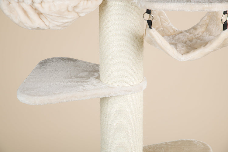 Cat Tree Maine Coon Tower Crown (Cream) 275-295 cm