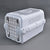 RHR Pets Travel Carrier with Steel Door for Cats & Dogs (White) 50 x 50 x 35 cm