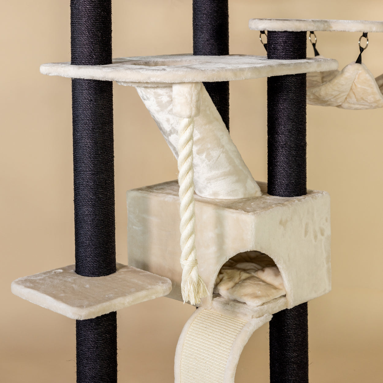 Cat Tree Kilimandjaro de Luxe Blackline Crown (Cream)