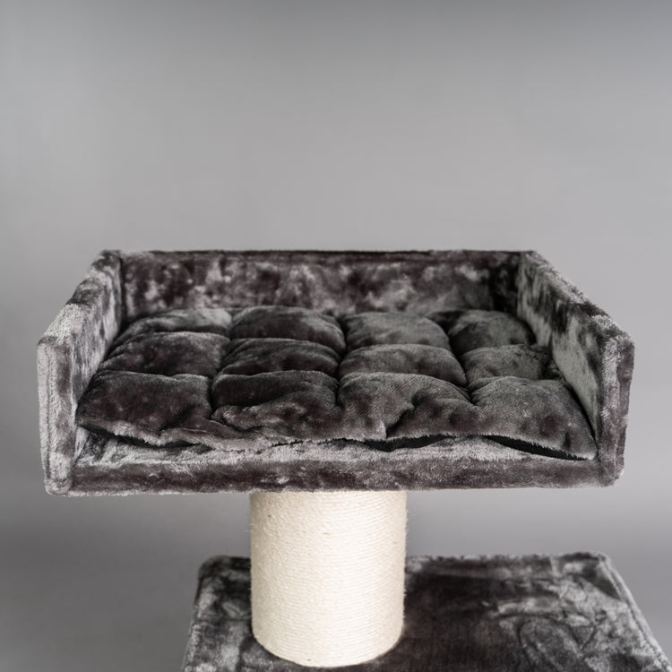 Cat Scratcher Maine Coon Lounge Retreat (Dark Grey)