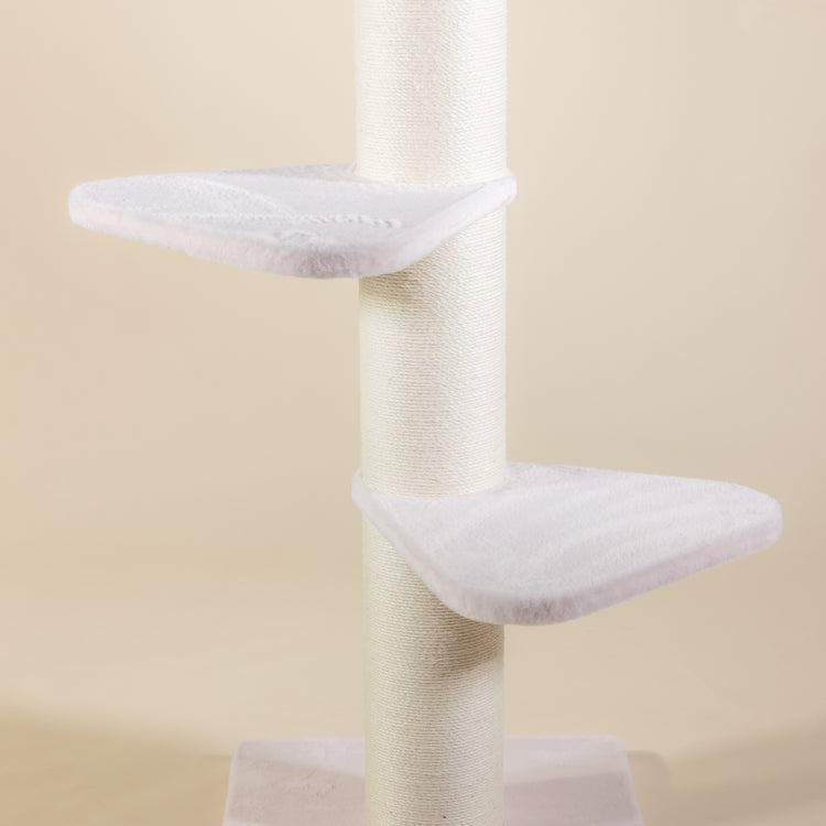 Large, Pink Lying Area Step Triangular (for 12, 15 or 20 cm poles)