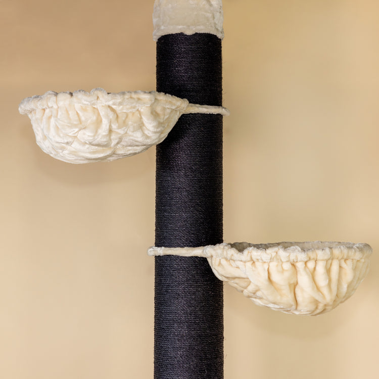 Cat Tree Maine Coon Tower Blackline (Cream) 245-265 cm