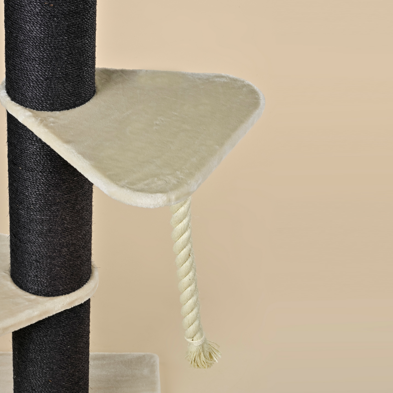 Cat Tree Maine Coon Tower Blackline (Cream) 275-295 cm