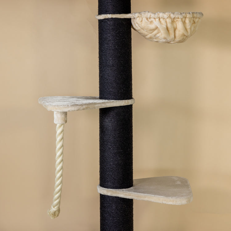 Cat Tree Maine Coon Tower Blackline Crown (Cream) 255-275 cm