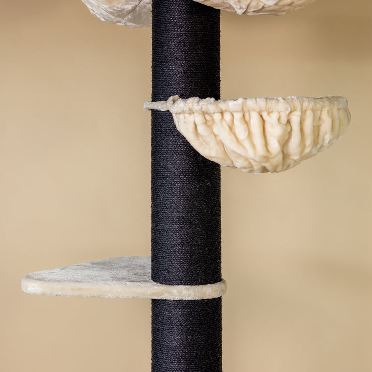 Cat Tree Maine Coon Tower Blackline Plus (Cream) 265-285 cm