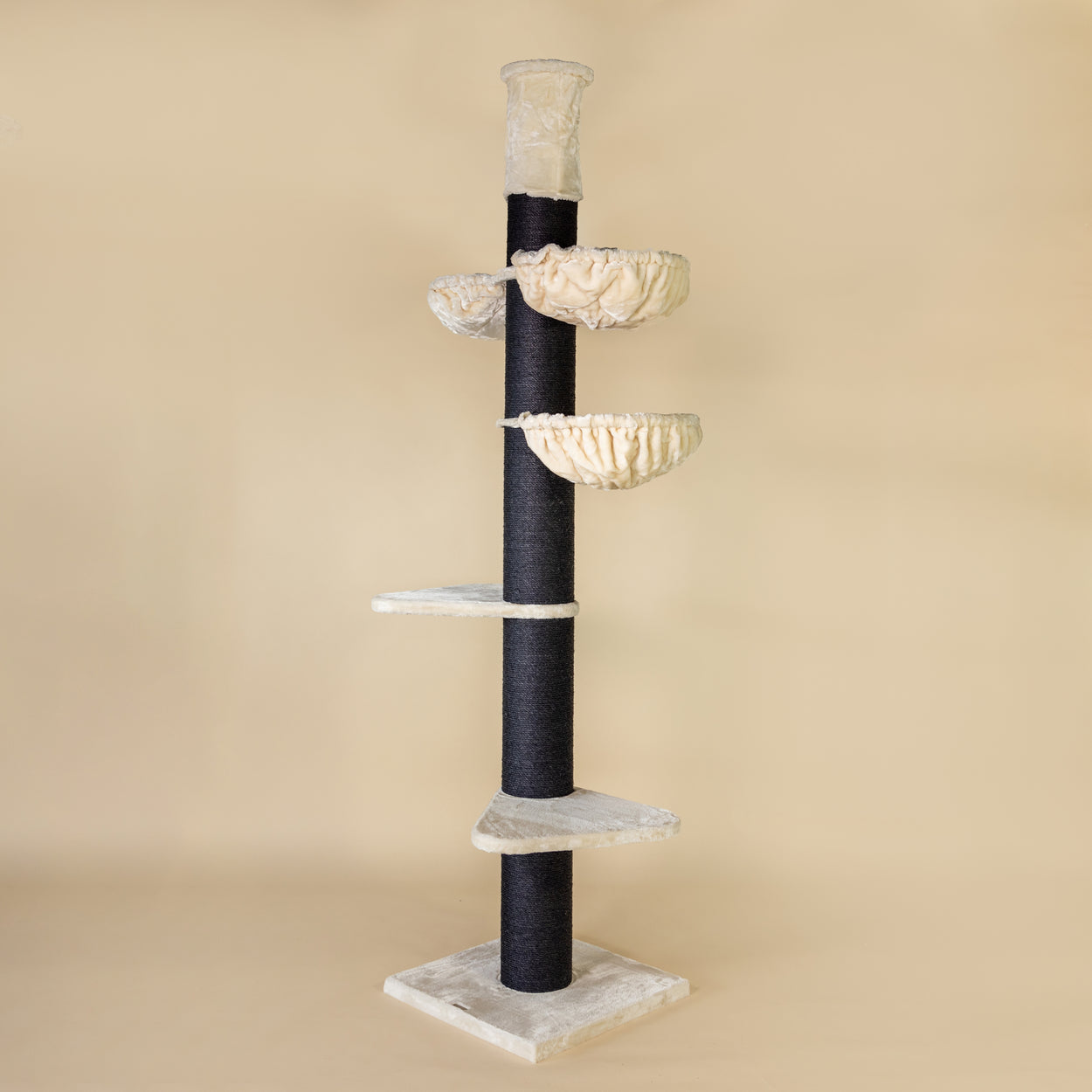 Cat Tree Maine Coon Tower Blackline Plus (Cream) 225-245 cm
