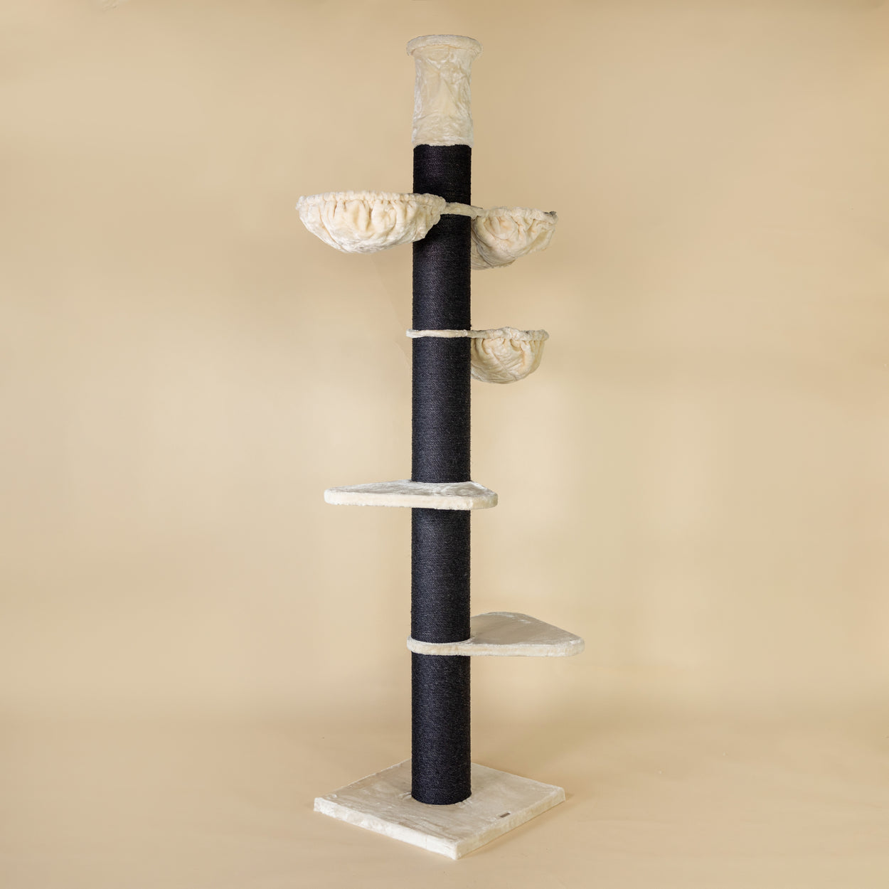 Cat Tree Maine Coon Tower Blackline Plus (Cream) 255-275 cm