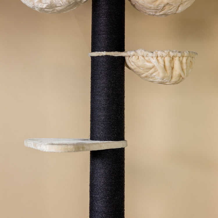 Cat Tree Maine Coon Tower Blackline Plus (Cream) 255-275 cm