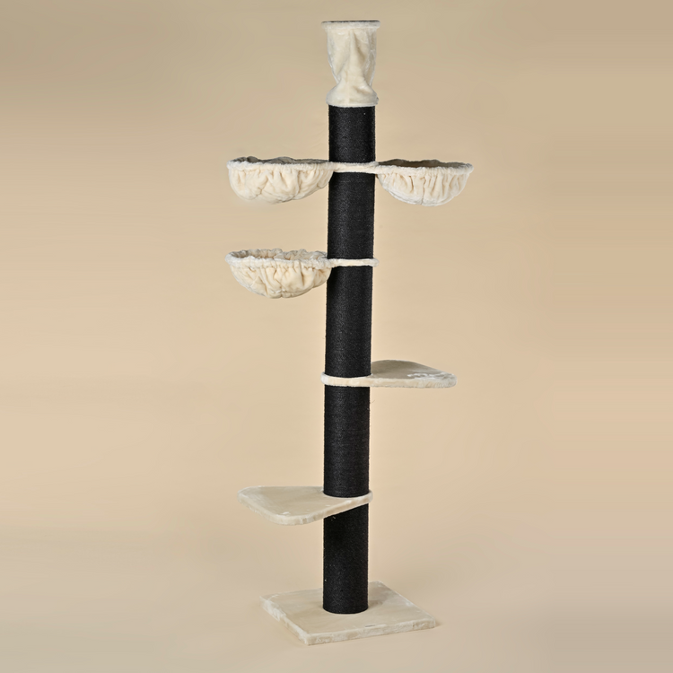 Cat Tree Maine Coon Tower Blackline Plus (Cream) 275-295 cm