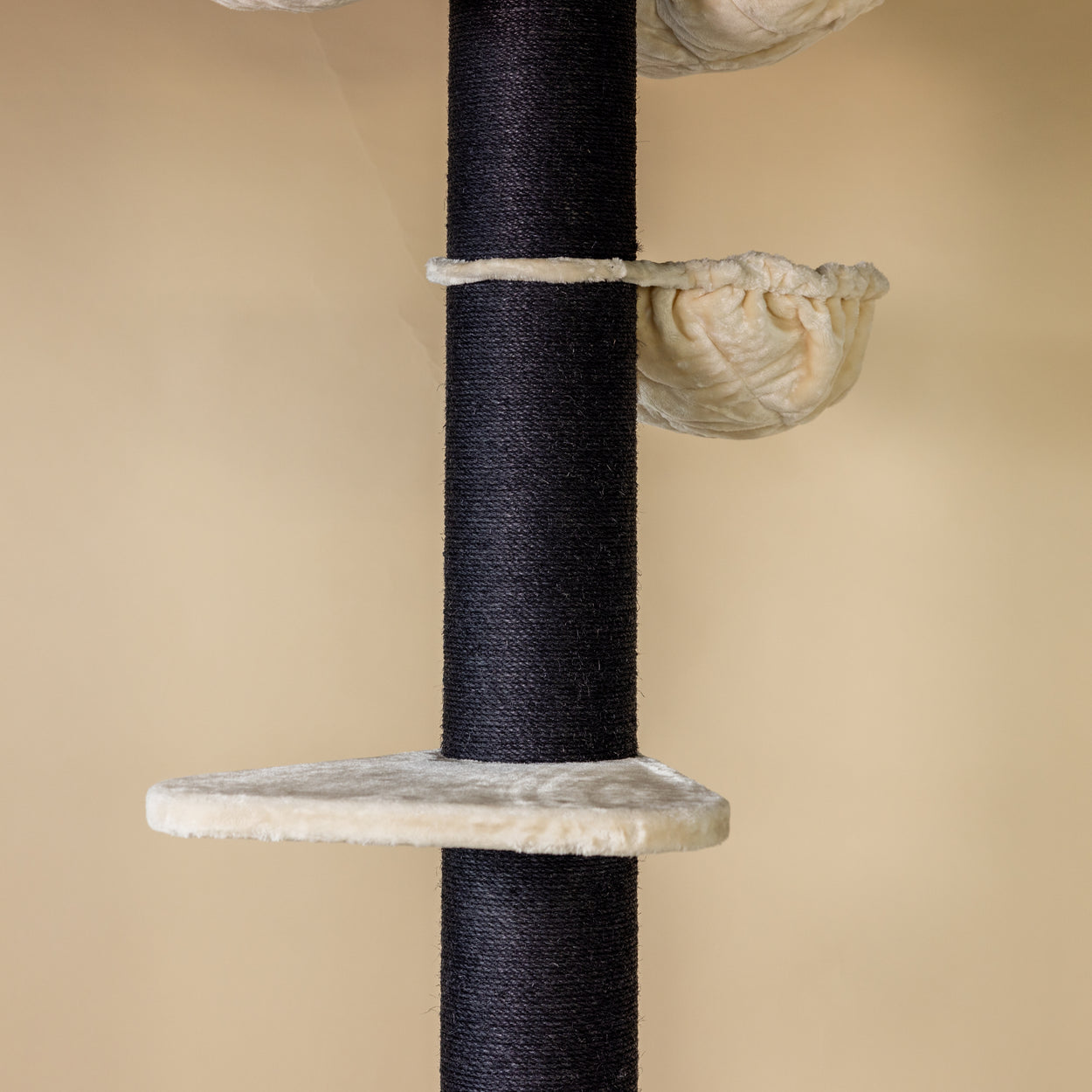 Cat Tree Maine Coon Tower Blackline Plus (Cream) 265-285 cm