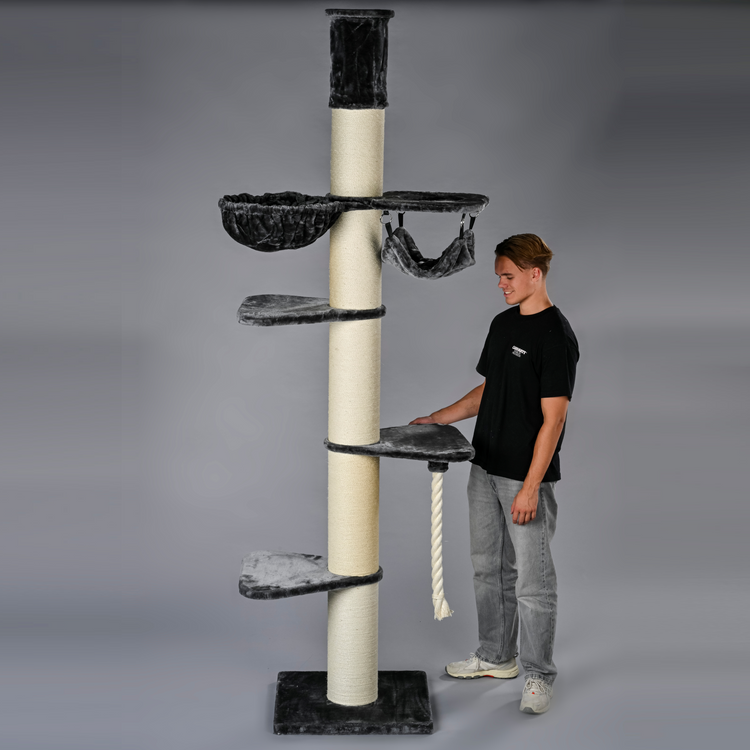 Cat Tree Maine Coon Tower Crown (Dark Grey) 275-295 cm