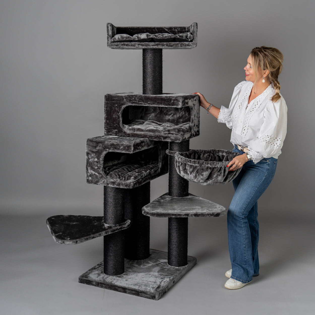 Cat Scratcher Birman Citadel Blackline (Dark Grey)