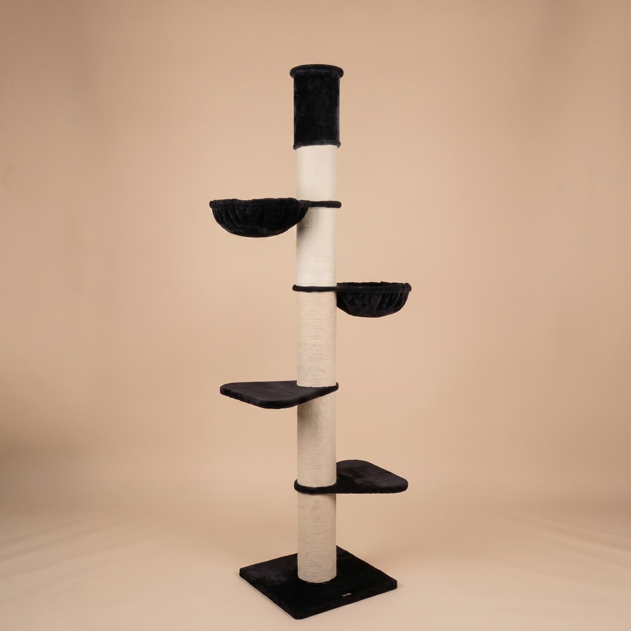 Cat Tree Maine Coon Tower (Black Teddy) 235-255 cm