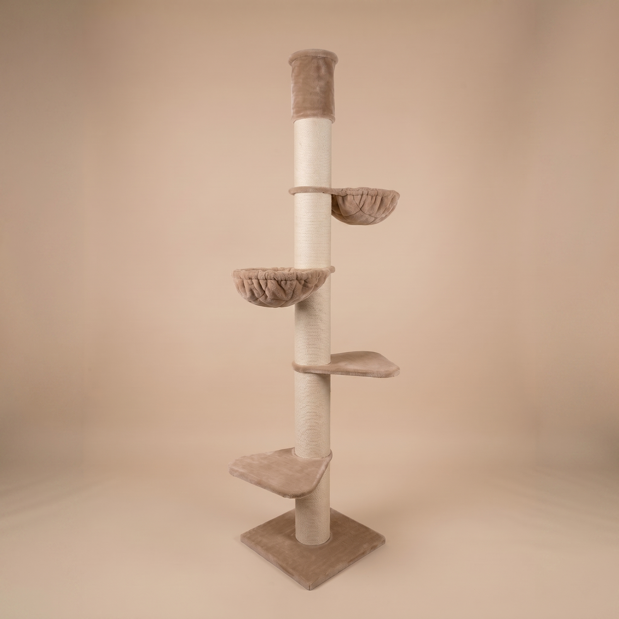 Cat Tree Maine Coon Tower (Cappuccino Teddy) 225-245 cm