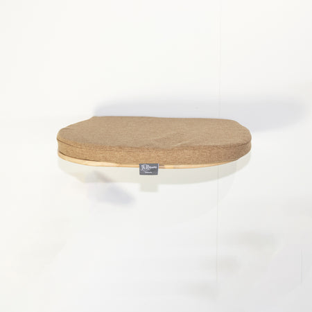 Wall-mounted Cat Climbing Wall - Luxury Cat Bed (Cappuccino)