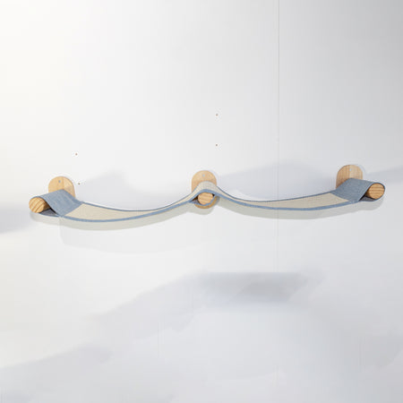 Wall unit Climbing wall Cat - Wall Bridge (Denim)
