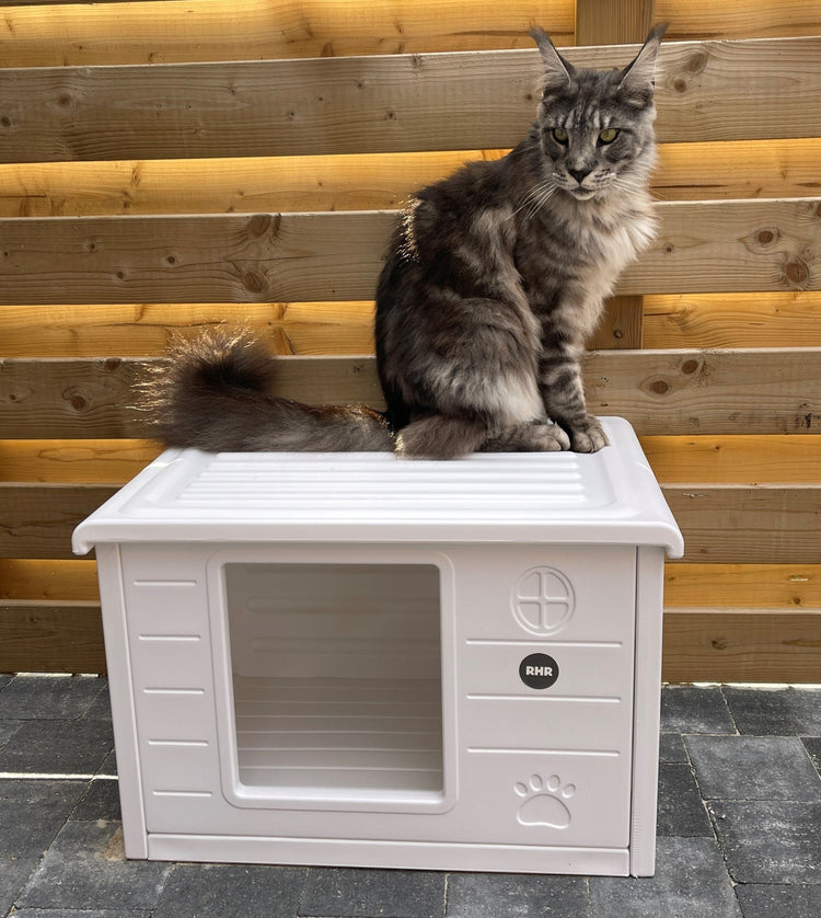 Cat House Villa de Luxe for Outside and Inside (White)