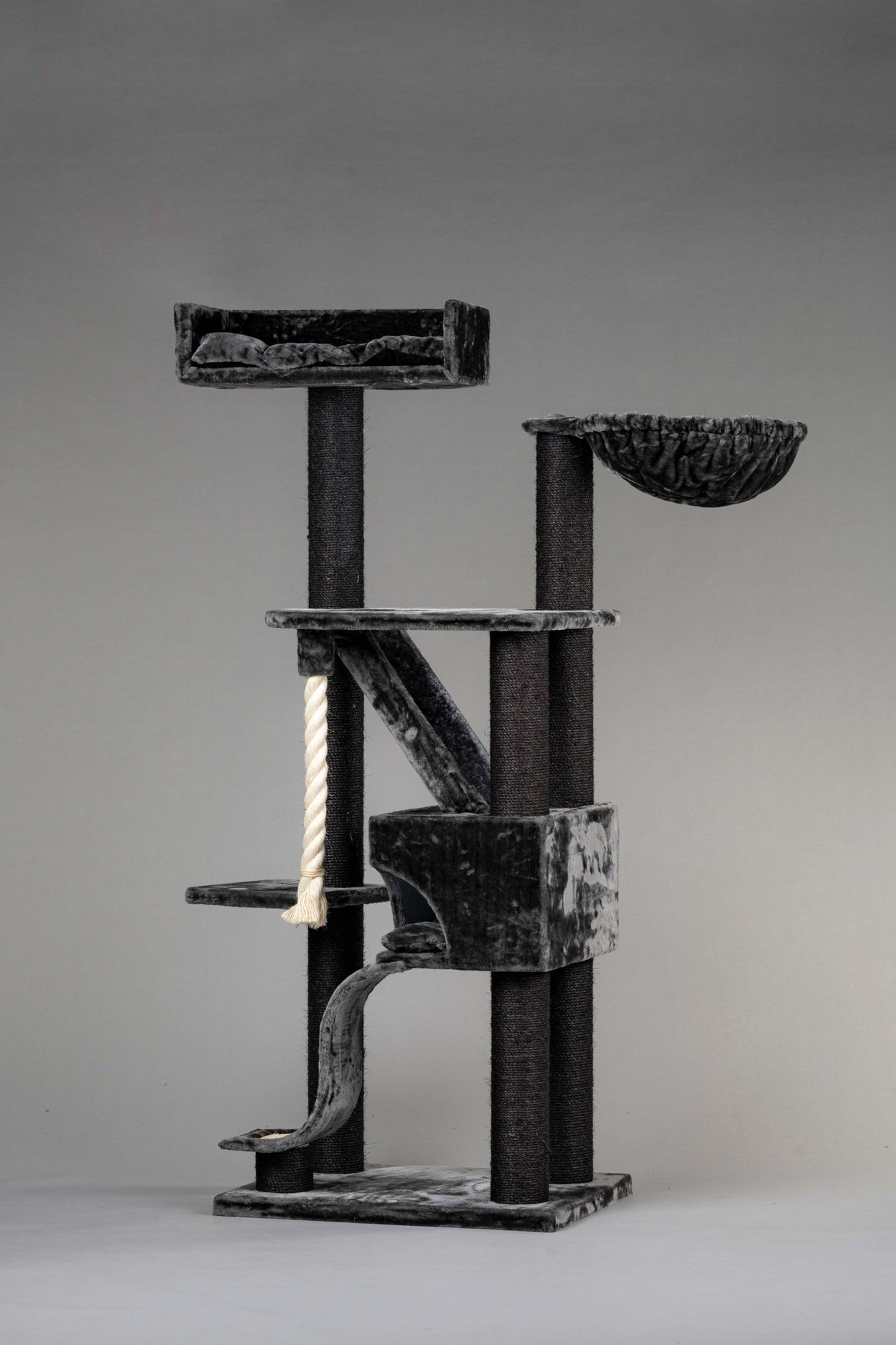 Cat Tree Kilimandjaro de Luxe Blackline (Dark Grey)