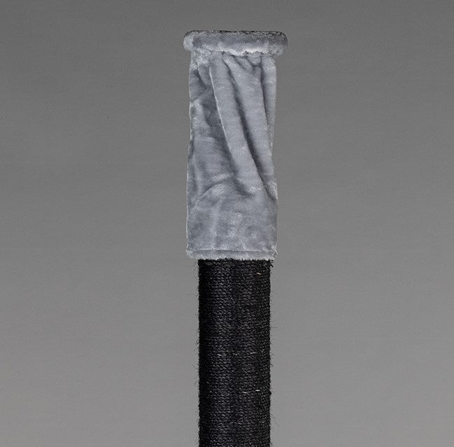 Floor-To-Ceiling Tensioner, 12-15 cm Sisal Poles (Light Grey)