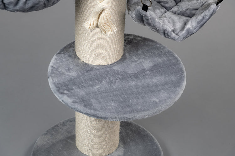 Large, Light Grey Lying Area Sleeper Round (for 12, 15 or 20 cm poles)