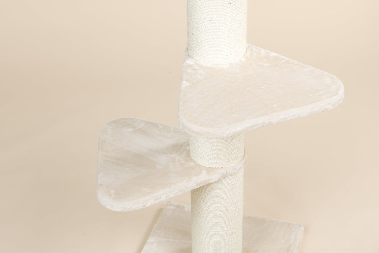 Large, Cream Lying Area Step Triangular For Royalty (for 12, 15 or 20 cm poles)