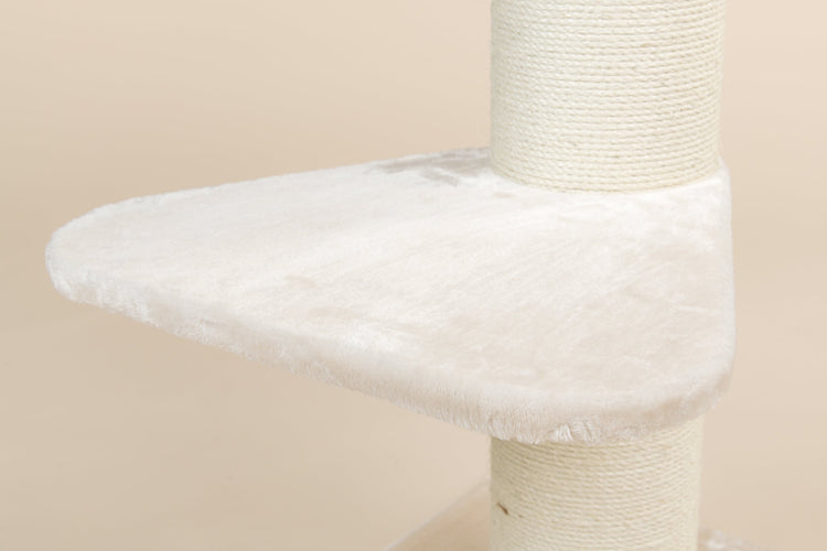 Large, Cream Lying Area Step Triangular For Royalty (for 12, 15 or 20 cm poles)