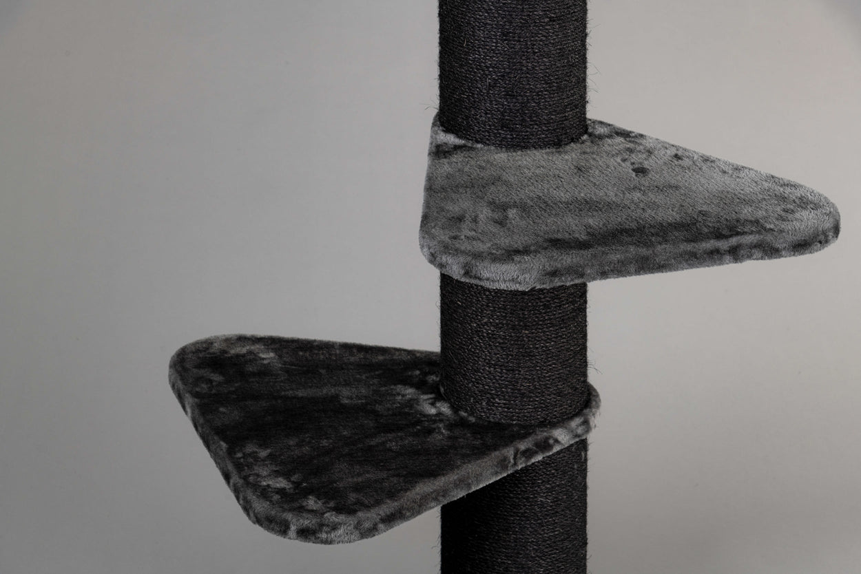Large, Dark Grey Lying Area Step Triangular For Royalty (for 12, 15 or 20 cm poles)