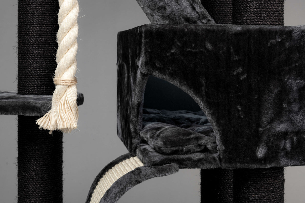 Cat Tree Kilimandjaro de Luxe Blackline Crown (Dark Grey)