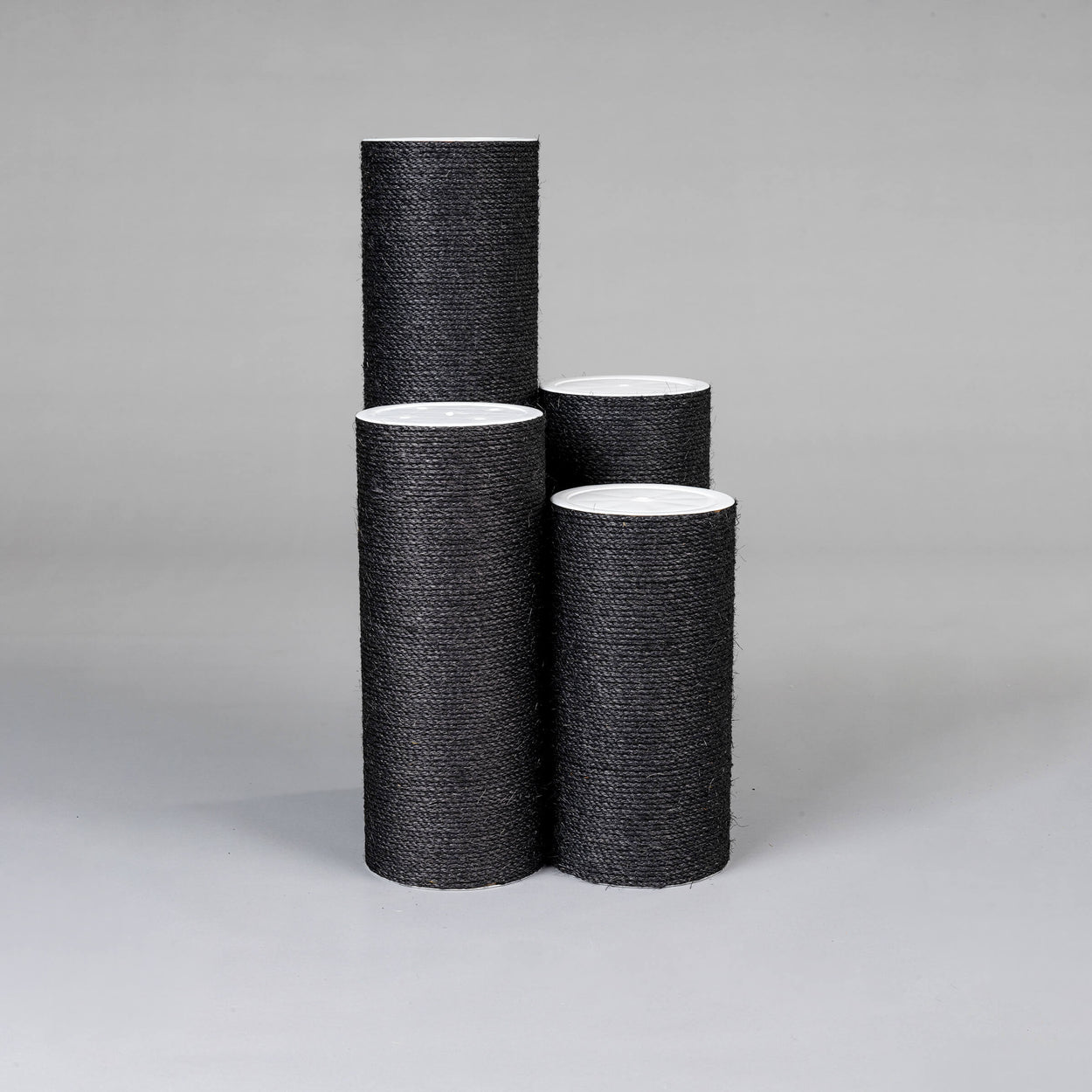 Sisal Pole 30 cm x 20 cmØ - M10 - 1 Screw Hole (Blackline)