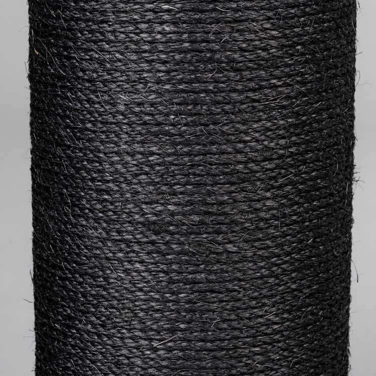 Sisal Pole 50 cm x 20 cmØ - M10 - 4 Screw Holes (Blackline)