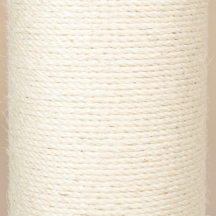 Sisal Pole 50 cm x 20 cmØ - M10 - 5 Screw Holes (Cream) )