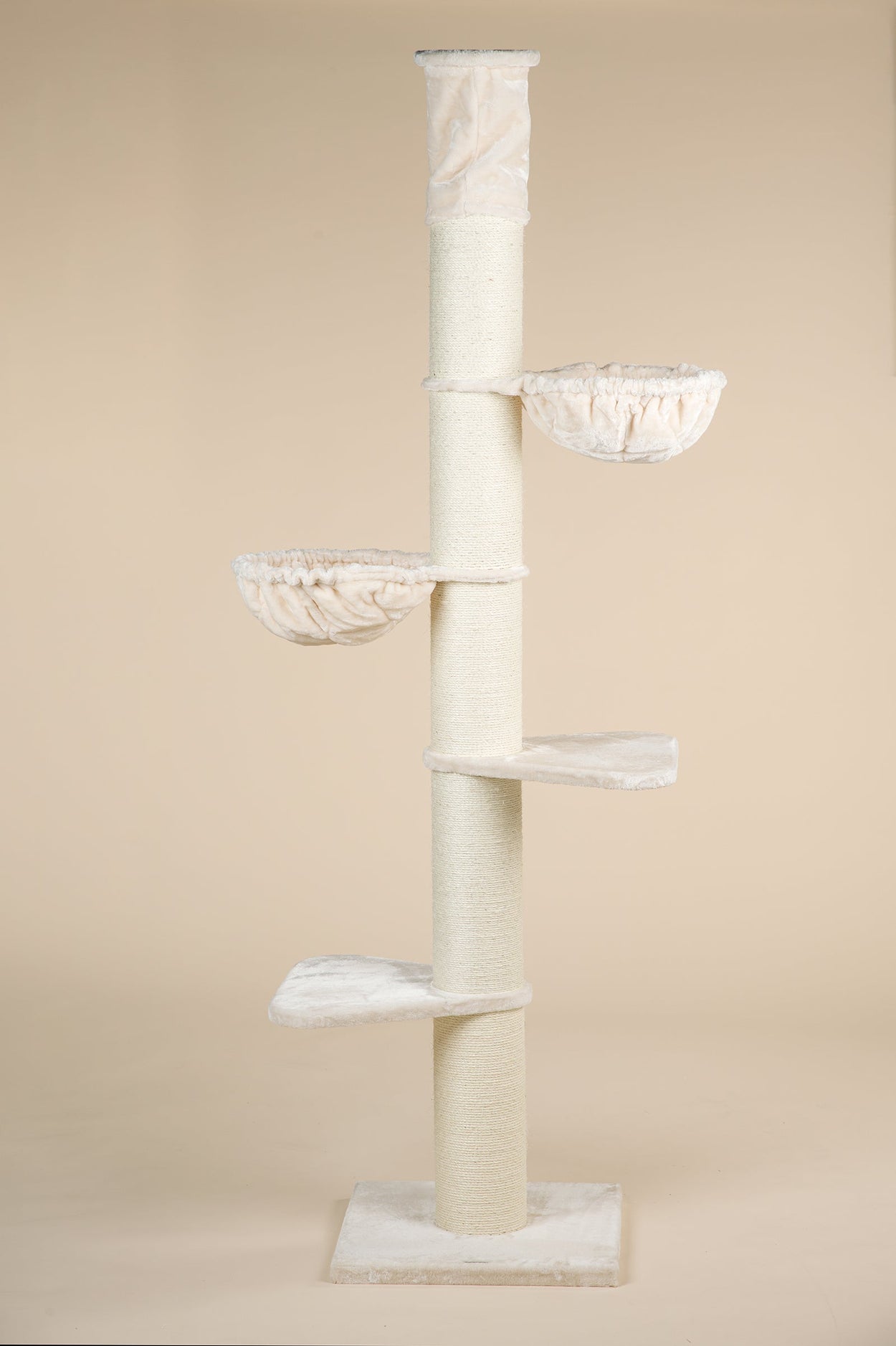 Cat Tree Maine Coon Tower (Cream) 275-295 cm
