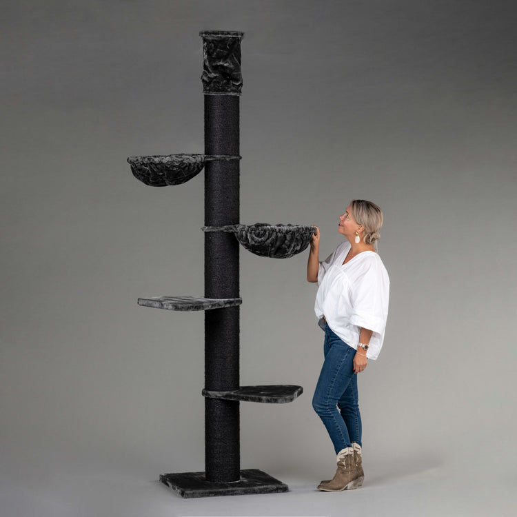 Cat Tree Maine Coon Tower Blackline (Dark Grey) 275-295 cm