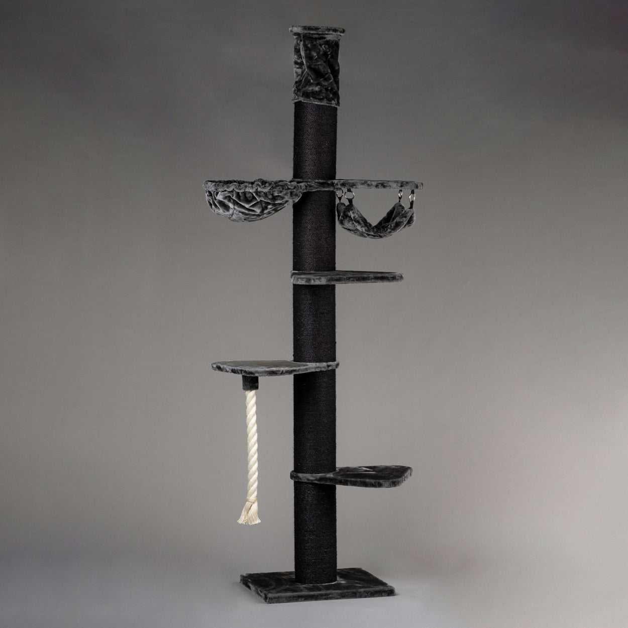 Cat Tree Maine Coon Tower Blackline Crown (Dark Grey) 275-295 cm