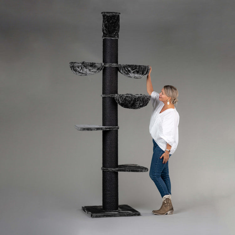 Cat Tree Maine Coon Tower Blackline Plus (Dark Grey) 275-295 cm