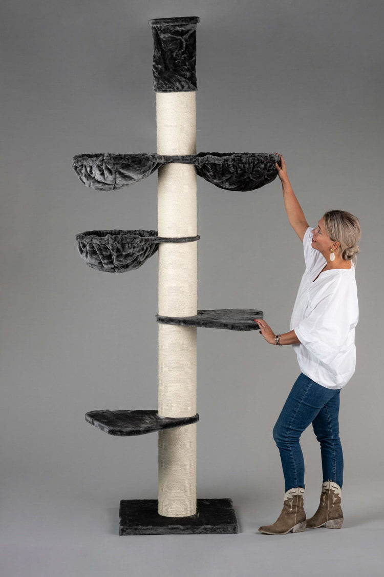 Cat Tree Maine Coon Tower Plus (Dark Grey) 275-295 cm