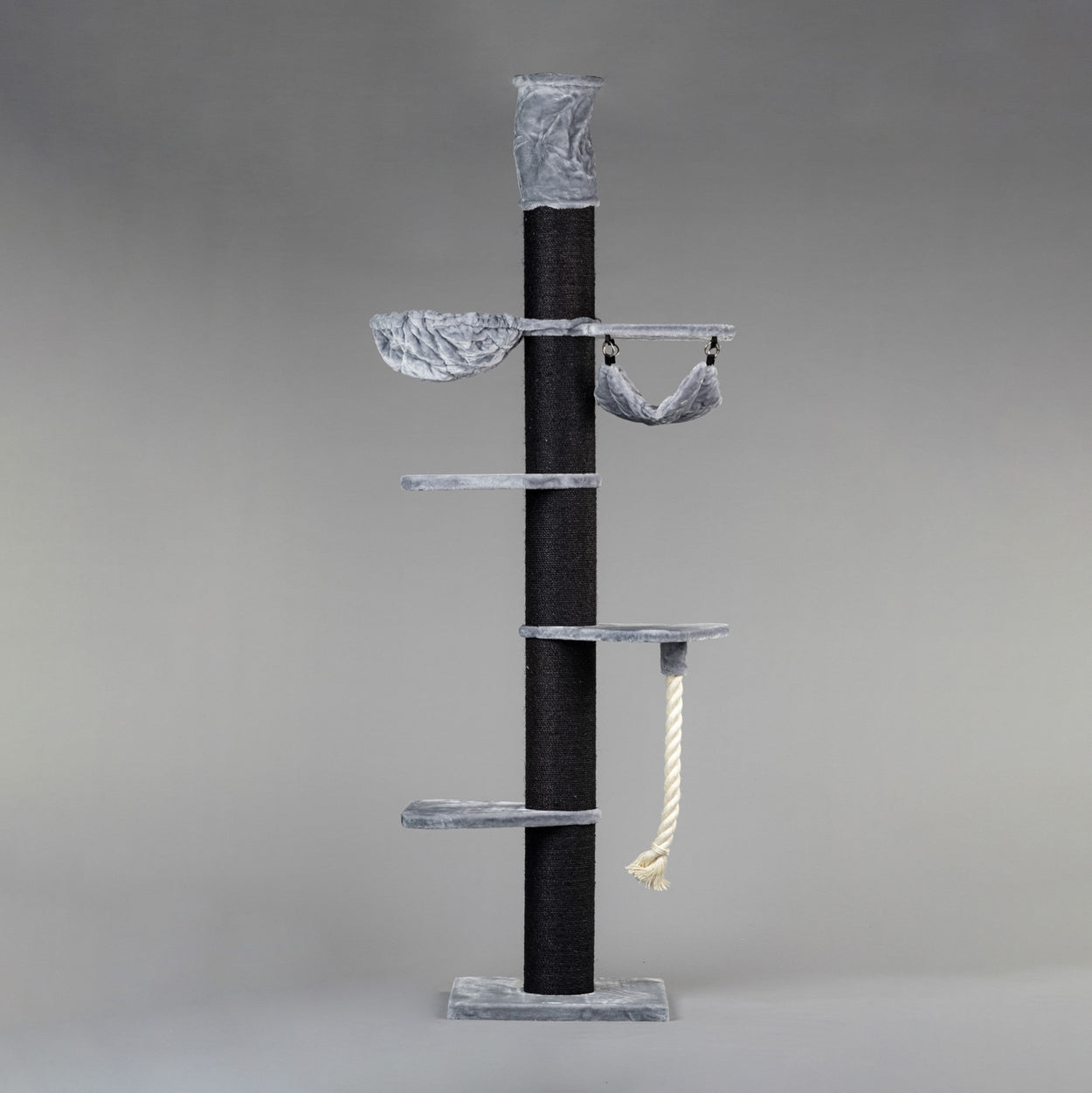 Cat Tree Maine Coon Tower Blackline Crown (Light Grey) 275-295 cm
