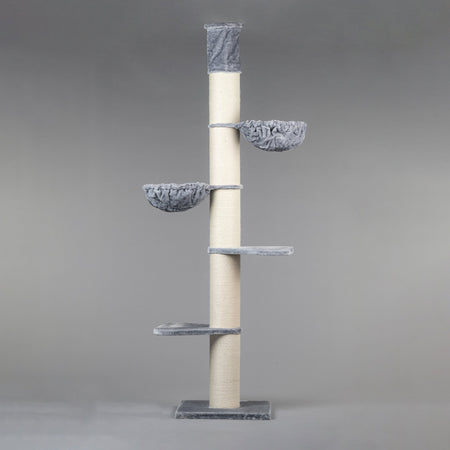 Cat Tree Maine Coon Tower (Light Grey) 275-295 cm