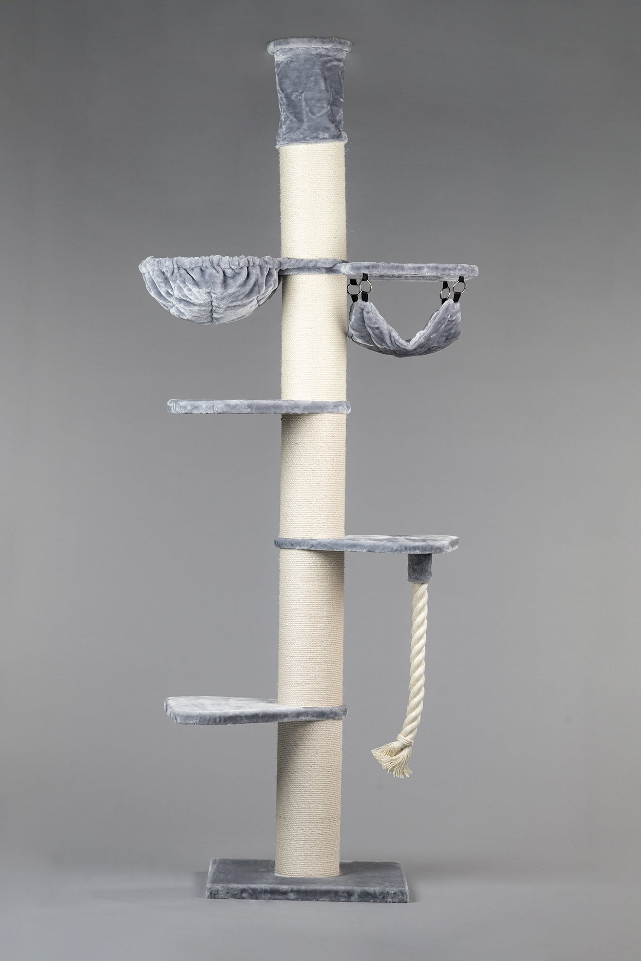 Cat Tree Maine Coon Tower Crown (Light Grey) 275-295 cm