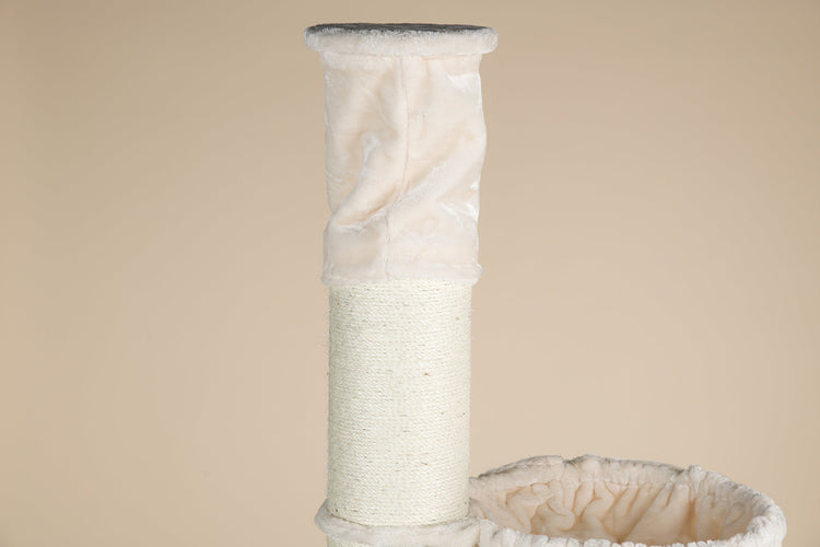 Cat Tree Maine Coon Tower (Cream) 275-295 cm