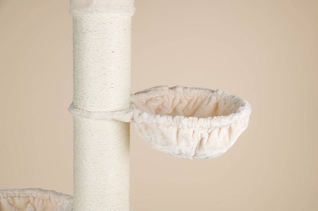 Cat Tree Maine Coon Tower (Cream) 275-295 cm